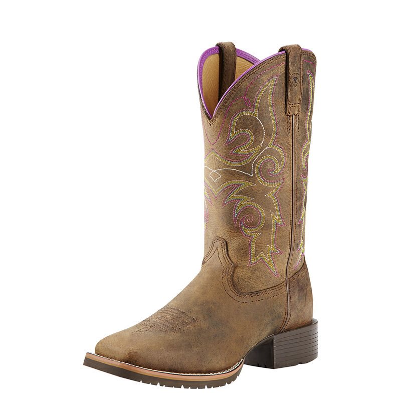 Ariat Western: Hybrid Rancher Botas Western Mujer - Marrones (EUPBY4638)